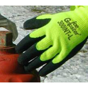 Ansell Edmont Cold Weather Gloves 10 Orange Winter Monkey Grip Jersey 204827