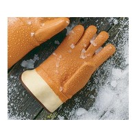 Ansell Winter Monkey Grip 23-173 Mechanic's Gloves 204881, Size 10, Jersey,  Orange