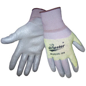 Ansell Edmont Coated Gloves Size 8 PowerFlex Rubber Dipped Palm 206401